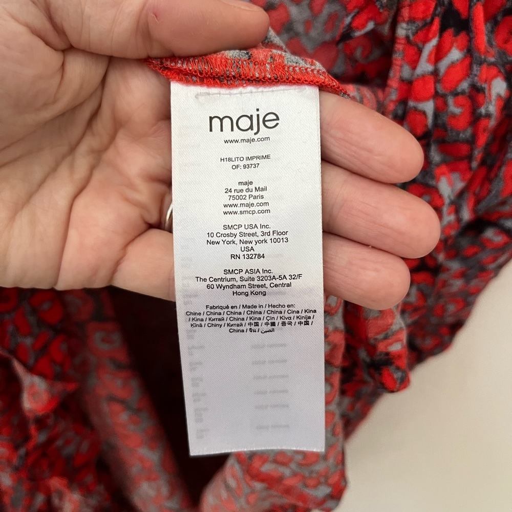 Maje wrap blouse - Picture 2 of 4